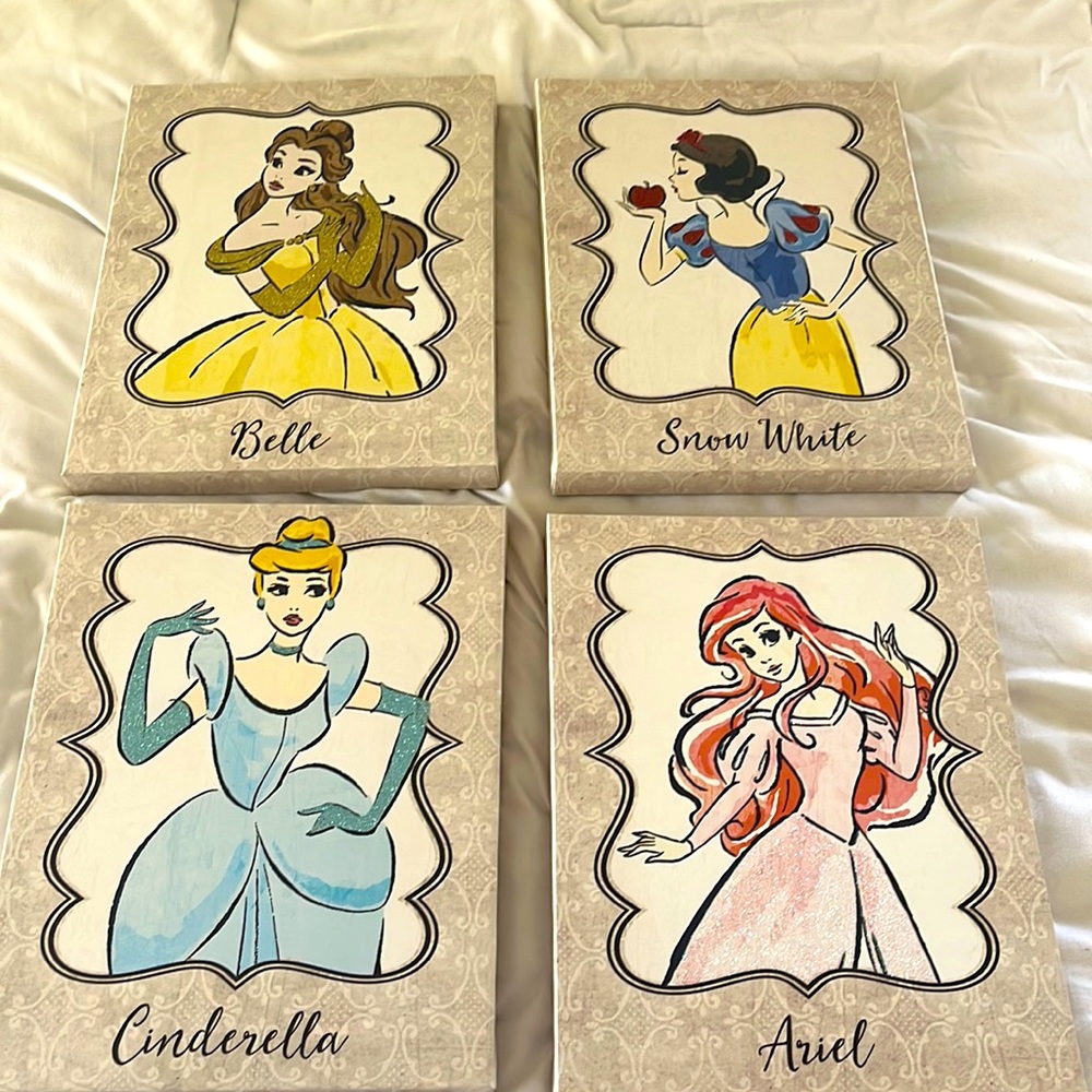 Disney princess wall art